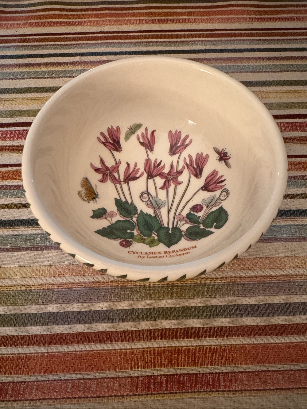 Portmeirion botanic garden cereal bowl like new